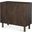 Heera Diamond Motif with Shelf Accent Cabinet In Dark Brown