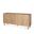 Heera Diamond with Shelf Motif Sideboard In Light Brown