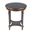 Hellinger 24 Inch Round Wood Tall End Table with Open Shelf In Pastel Blue