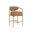 Heloise Counter Stool In Milliken Cognac