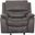 Henricus Glider Recliner In Dark Gray
