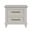 Henrik 2-Drawer Nightstand with USB In Ivory