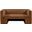 Henson Velvet Loveseat In Saddle