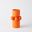 Hera Small Vase In Orange