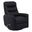 Hercules Black Swivel Glider Recliner with Articulating Headrest