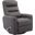 Hercules Haze Swivel Glider Recliner with Articulating Headrest