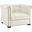 Heritage Ivory Performance Velvet Arm Chair