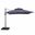 Hero 10 Foot Square Umbrella In Double Top In Gray