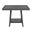 Hester Square Counter Table with Lazy Susan In Grey