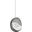 Hide Gray and White Outdoor Patio Swing Chair Without Stand EEI-2654-GRY-WHI