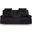 Higgesbee Power Reclining Sofa with Drop Down Table In Onyx