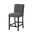 High Line Counter Chair Set of 2 In Gray