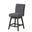 High Line Swivel Counter Chair Set of 2 In Gray