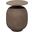 Highland Decorative Ceramic Vase In Brown