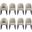 Hillman 8-Piece Dining Chair and Arm Chair In Light Grey