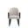 Hillman Dining Arm Chair In Light Grey