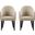 Hillman Dining Armchair Set of 2 In Sand