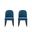 Hillman Dining Chair Set of 2 In Blue