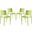 Hipster Green Dining Side Chair Set of 4 EEI-2425-GRN-SET