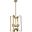 Hoffman 4 Lights Pendant In Brass
