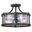 Holbrook 15.75 Inch Semi Flush Ceiling Light In Noble Bronze