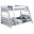 Holden Wood Veneer Twin Over Full Bunk Bed In White