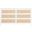 Traditions Holland 6 Drawer Double Dresser In Matte White and Natural Rattan
