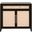 Traditions Holland Media Chest In Black and Natural Rattan