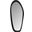 Holland Polyresin Mirror In Black