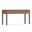 Hollander Solid Wood Wide Console Table In Medium Saddle Brown