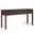 Hollander Solid Wood Wide Console Table In Warm Walnut Brown