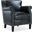 Holly Club Chair In Charcoal