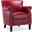 Holly Club Chair In Red