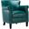 Holly Club Chair In Teal
