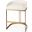 Hollyfield Cream Fabric Seat With Gold Metal Base Counter Stool