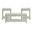 Holmes Three Pack Occasional Set In White
