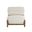 Holst Lounge Chair In Warm Brown and Gifford Script