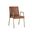 Homer Dining Armchair In Bravo Cognac