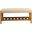 Homeroots Beige And Oak Simple Bench 286430