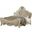 Homeroots Beige Linen Antique White Wood Upholstery Queen Bed