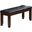 Homeroots Black And Espresso Elegant Bench
