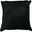 Homeroots Black Cowhide Pillow 316647