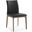 Homeroots Black Faux Leather And Metal Dining Chair 370660
