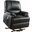 Homeroots Black Leatherette Power Lift Massage Recliner 318865