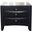 Homeroots Black Modern Nightstand