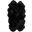 Homeroots Black Quattro Sheepskin Area Rug