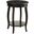 Homeroots Black Wood Veneer Side Table 286302