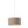 Homeroots Brown Electric Drum Pendant 372648