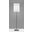 Homeroots Brushed Steel Metal Floor Lamp 372491