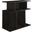 Homeroots Cappuccino Hollow Core Accent Table 332835